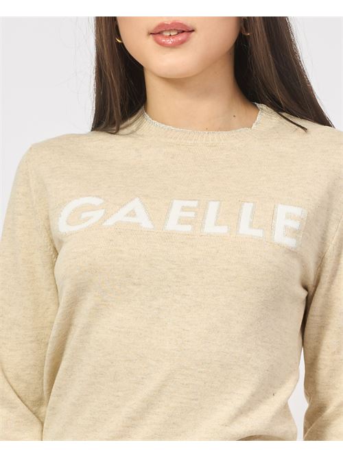 Pull en coton avec logo Gaelle Paris GAELLE PARIS | GAABW04270BI67